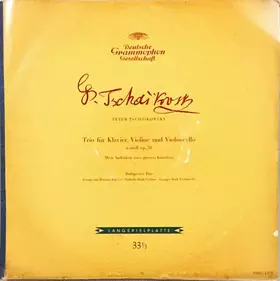 Couverture du produit · Trio für Klavier, Violine und Violoncello a-moll op. 50