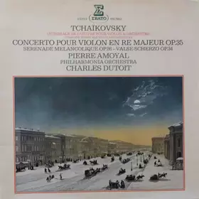 Couverture du produit · Intégrale De L'Oeuvre Pour Violon & Orchestre : Concerto Pour Violon En Ré Majeur Op. 35 - Sérénade Mélancolique Op. 26 - Valse
