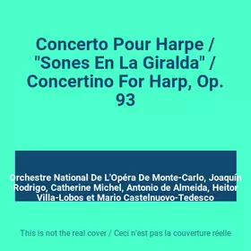 Couverture du produit · Concerto Pour Harpe / "Sones En La Giralda" / Concertino For Harp, Op. 93