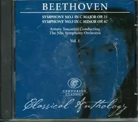Couverture du produit · BEETHOVEN : SYMP. 5 op 67,1 – op 67,2 – op 67,3 – op 67,4 /// SYMP. 1 op 21,1 – op 21,2 – op 21,3 – op 21,4