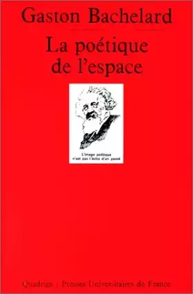 Couverture du produit · La Poétique de l'espace