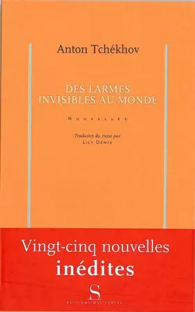 Couverture du produit · Des larmes invisibles au monde