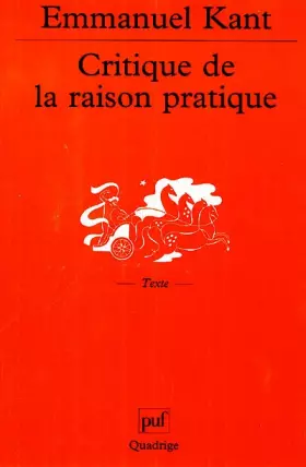 Couverture du produit · Critique de la raison pratique