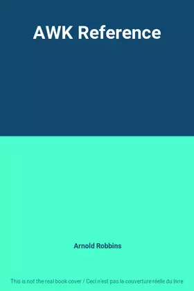 Couverture du produit · AWK Reference