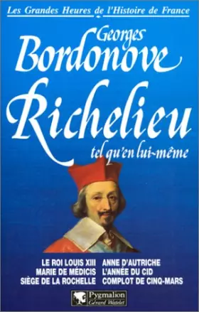 Couverture du produit · Richelieu tel qu'en lui-même