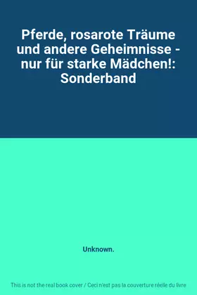 Couverture du produit · Pferde, rosarote Träume und andere Geheimnisse - nur für starke Mädchen!: Sonderband