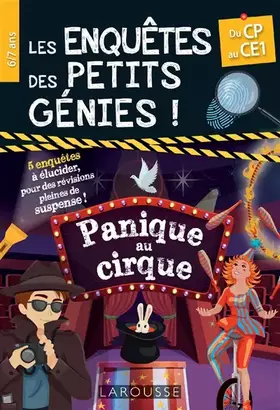 Couverture du produit · Les Enquêtes des petits génies CP-CE1-Panique au cirque