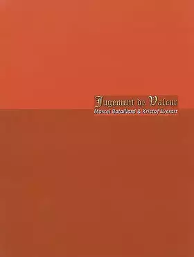 Couverture du produit · Jugement de valeur : Exposition, 1er décembre-27 janvier 2002, Carros, Château de Carros, Centre international d'art contempora