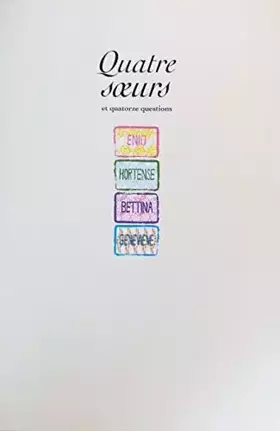 Couverture du produit · Quatre soeurs et quatorze questions