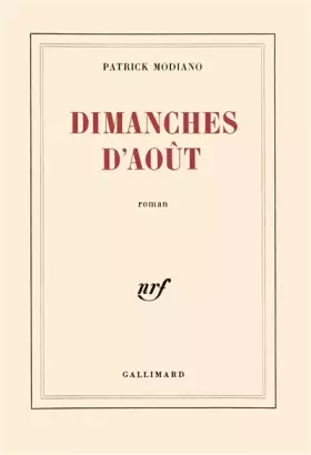 Couverture du produit · Dimanches d'août