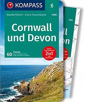 Couverture du produit · KOMPASS Wanderführer Cornwall und Devon, 60 Touren mit Extra-Tourenkarte: GPS-Daten zum Download
