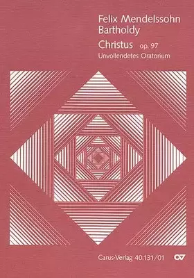 Couverture du produit · Mendelssohn Bartholdy: Christus (op. 97). Partitur