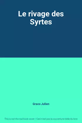 Couverture du produit · Le rivage des Syrtes