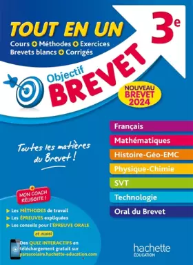 Couverture du produit · Objectif Brevet Tout-en-un 2024