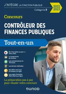 Couverture du produit · Concours Contrôleur des finances publiques - 2022-2023: Tout-en-un (2022-2023)