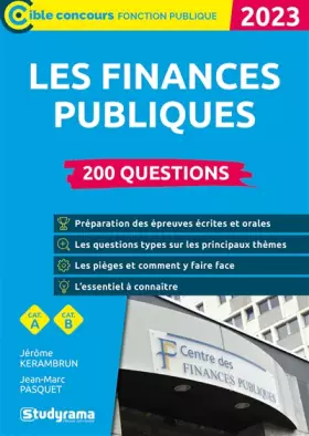 Couverture du produit · Les finances publiques – 200 questions (Catégories A et B –?Édition 2023)