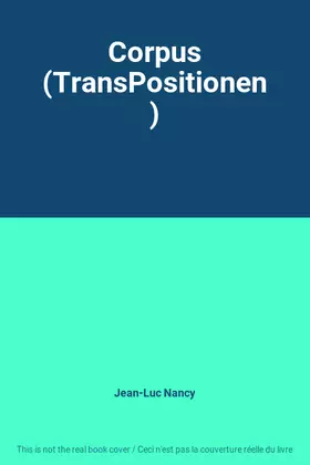 Couverture du produit · Corpus (TransPositionen)