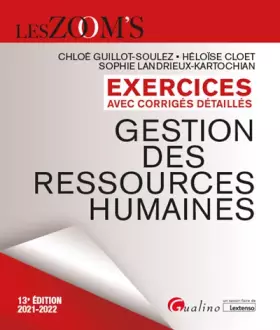 Couverture du produit · Exercices avec corrigés détaillés - Gestion des ressources humaines: Véritable outil de travail et d'entraînement pour l'étudia