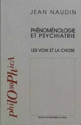 Couverture du produit · Phenomenologie et psychiatrie