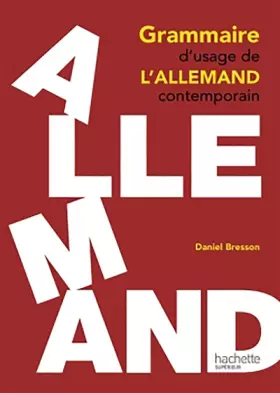 Couverture du produit · Grammaire d'usage de l'allemand contemporain