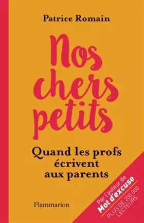 Couverture du produit · Nos chers petits : quand les profs écrivent aux parents