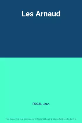Couverture du produit · Les Arnaud