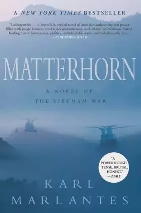Couverture du produit · Matterhorn: A Novel of the Vietnam War