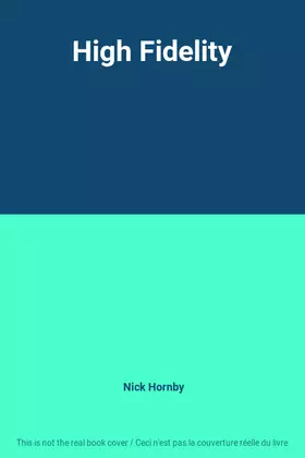 Couverture du produit · High Fidelity