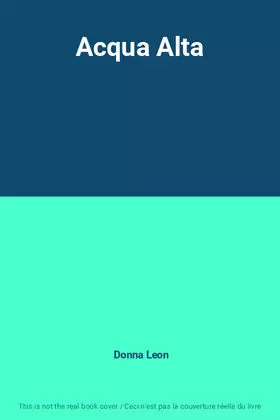 Couverture du produit · Acqua Alta