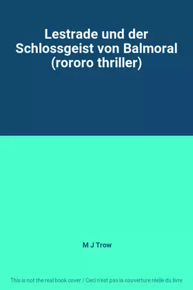 Couverture du produit · Lestrade und der Schlossgeist von Balmoral (rororo thriller)