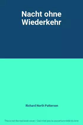Couverture du produit · Nacht ohne Wiederkehr