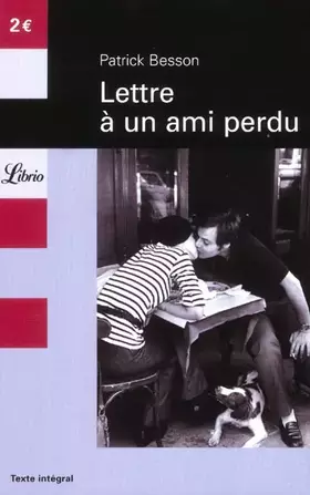 Couverture du produit · Lettre à un ami perdu