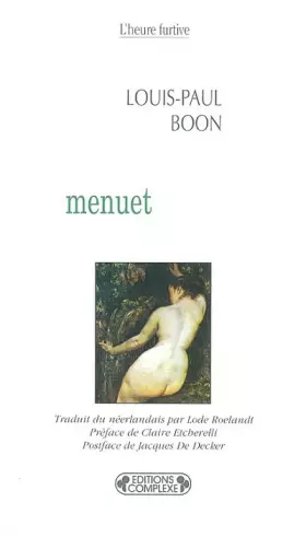 Couverture du produit · Menuet