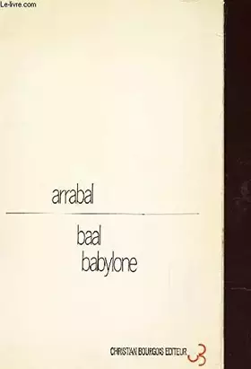 Couverture du produit · Baal babylone