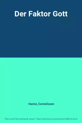 Couverture du produit · Der Faktor Gott