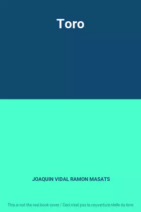 Couverture du produit · Toro