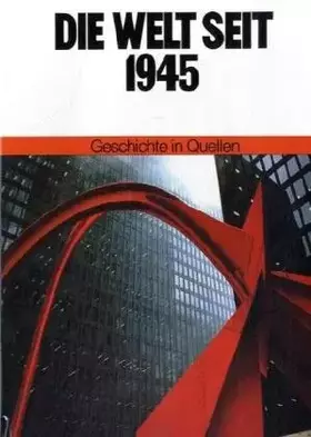 Couverture du produit · Die Welt seit 1945
