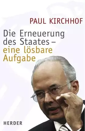 Couverture du produit · Die Erneuerung des Staates - eine lösbare Aufgabe