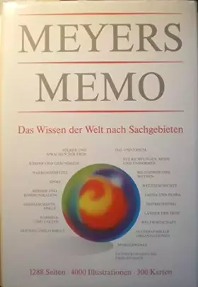 Couverture du produit · Meyers Memo. Das Wissen der Welt nach Sachgebieten.