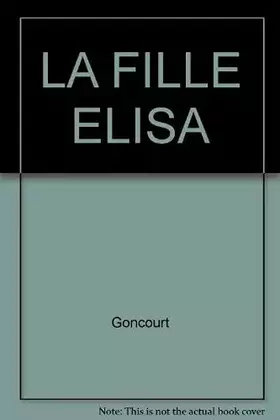 Couverture du produit · LA FILLE ELISA