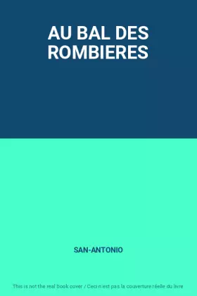 Couverture du produit · AU BAL DES ROMBIERES