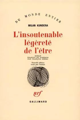Couverture du produit · L'Insoutenable légèreté de l'être