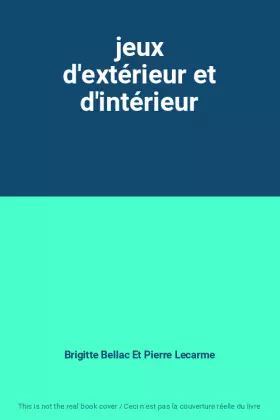 Couverture du produit · jeux d'extérieur et d'intérieur