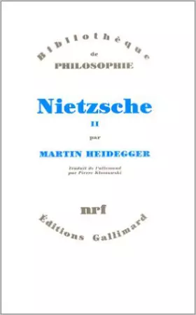 Couverture du produit · Nietzsche II