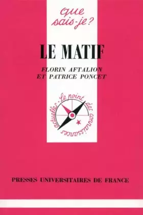 Couverture du produit · Le MATIF