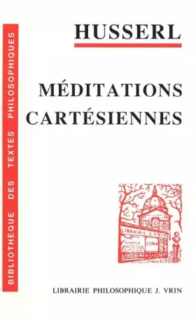 Couverture du produit · Méditations cartésiennes