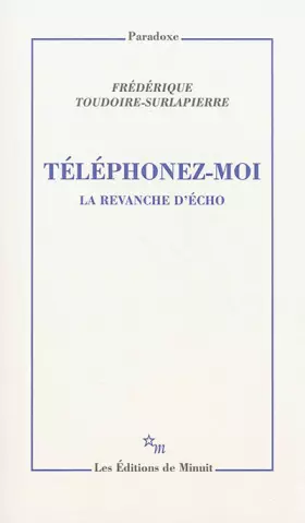 Couverture du produit · Téléphonez-moi: LA REVANCHE D ECHO