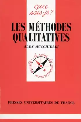 Couverture du produit · Les Méthodes qualitatives