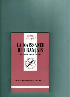 Couverture du produit · La naissance du français