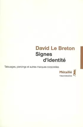 Couverture du produit · Signes d'identité : Tatouages, piercing et autres marques corporelles
